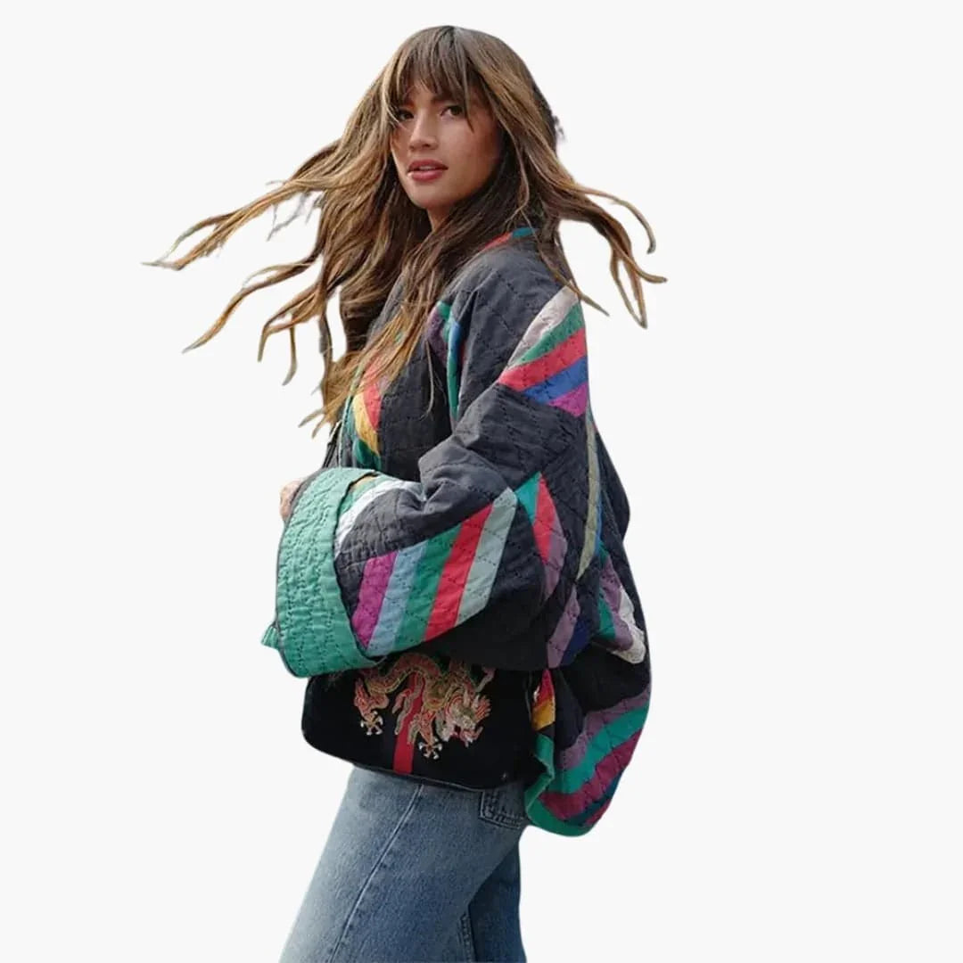 Veste Matelassee Femme Avec Ouverture Frontale