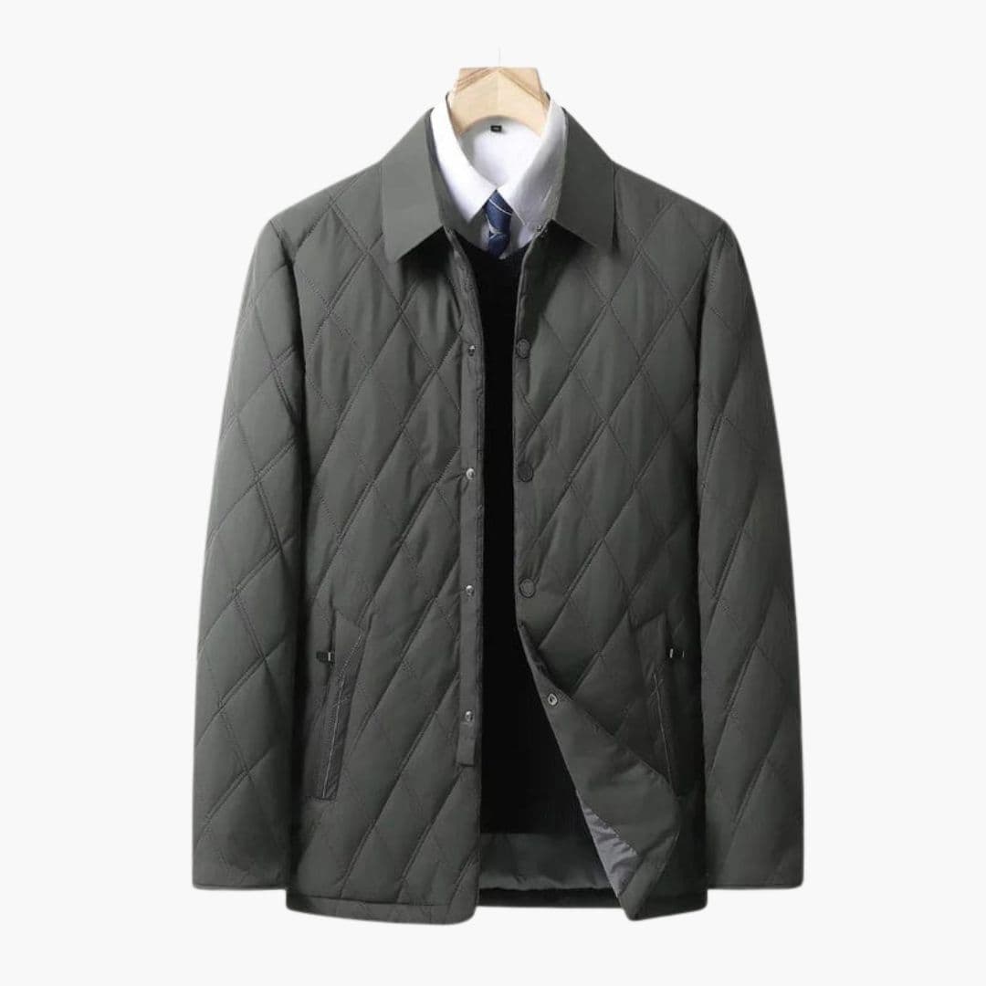Veste matelassée homme avec col chemise