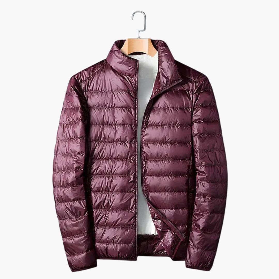 Veste matelassée pour homme avec fermeture zippée