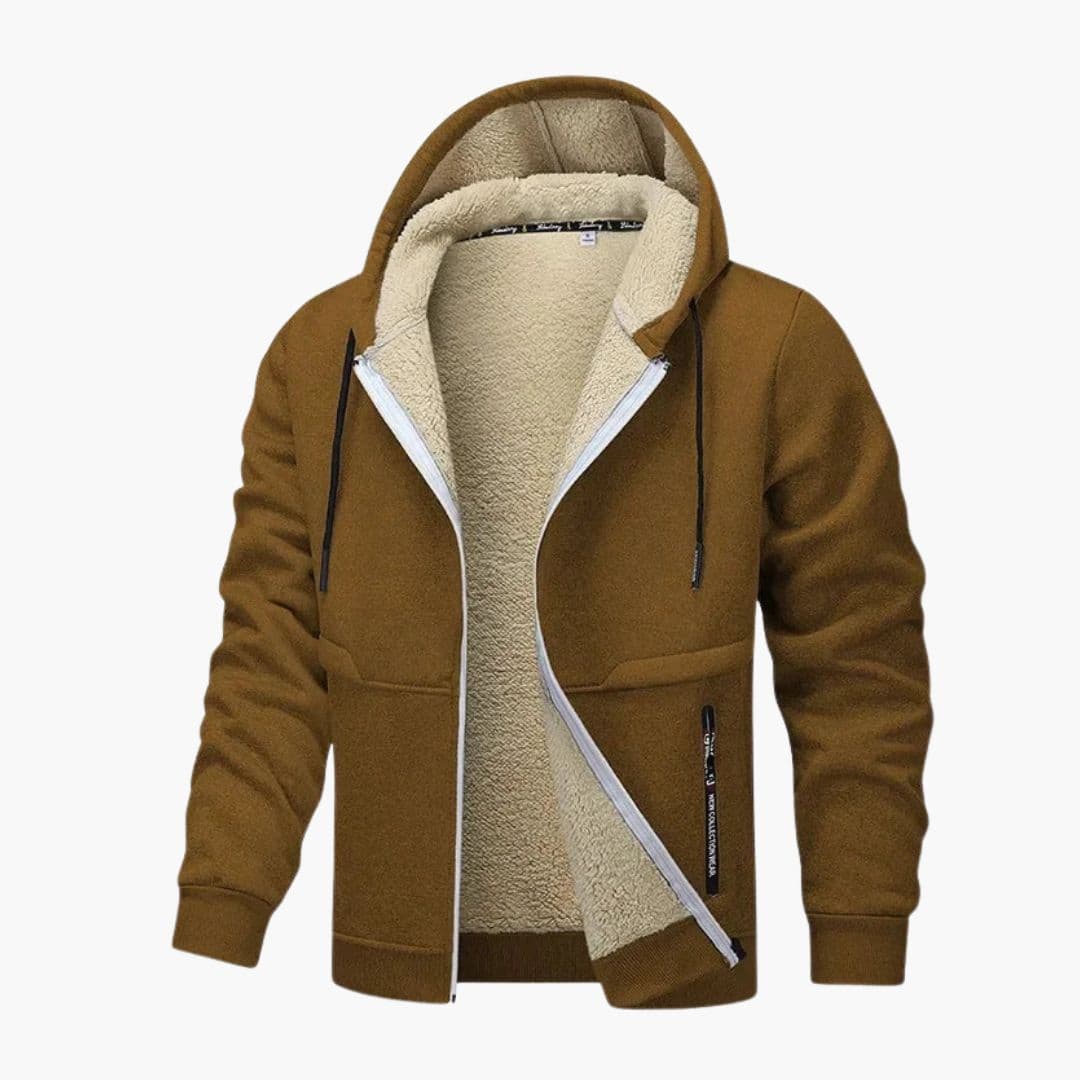Veste polaire homme avec capuche