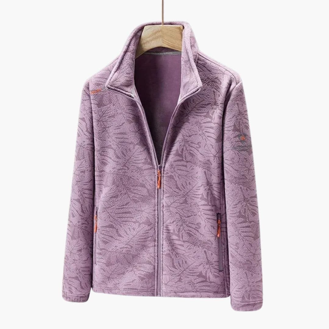 Veste polaire unisexe à fermeture zippée