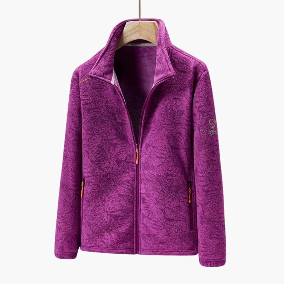 Veste polaire unisexe à fermeture zippée