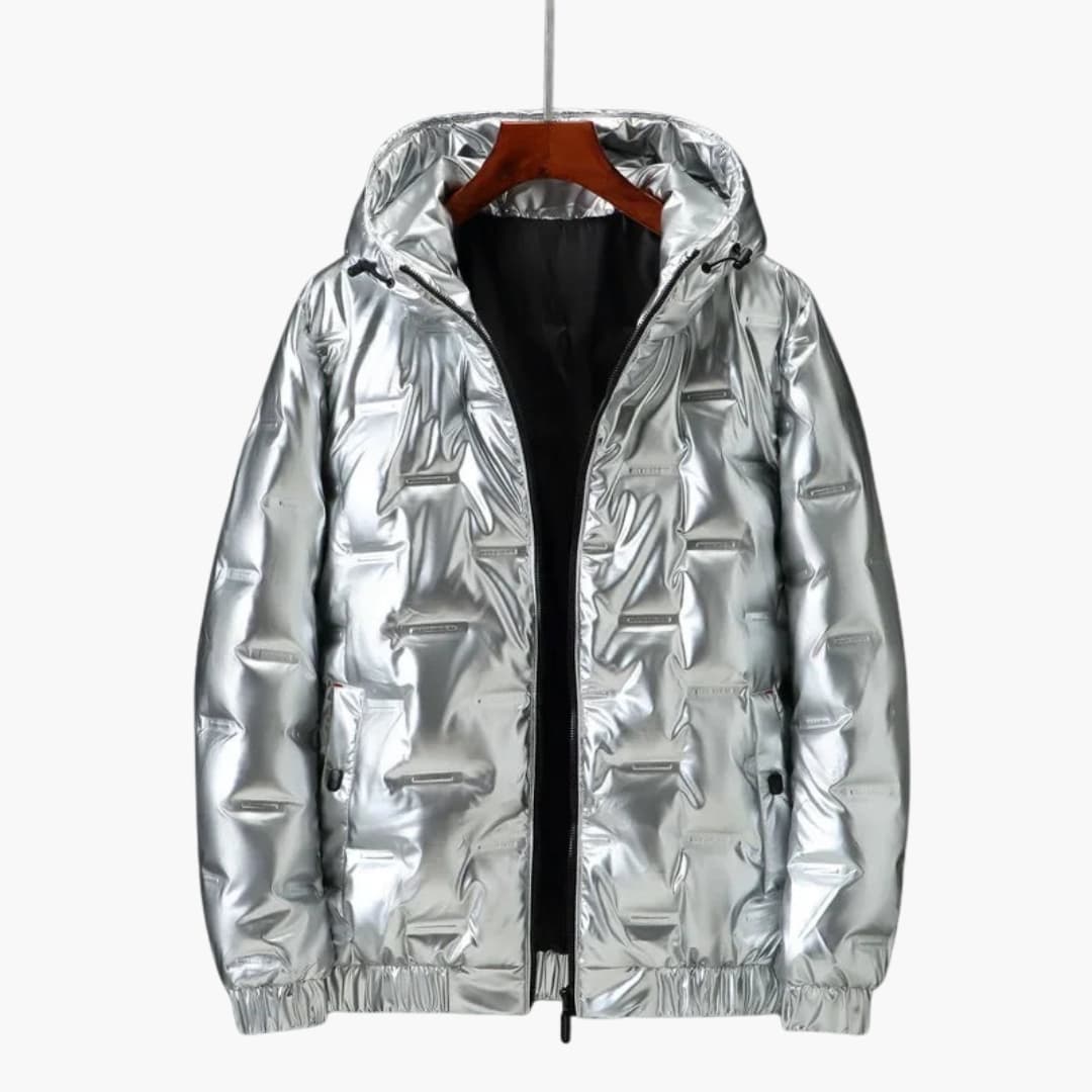 Veste pour homme avec capuche et fermeture éclair
