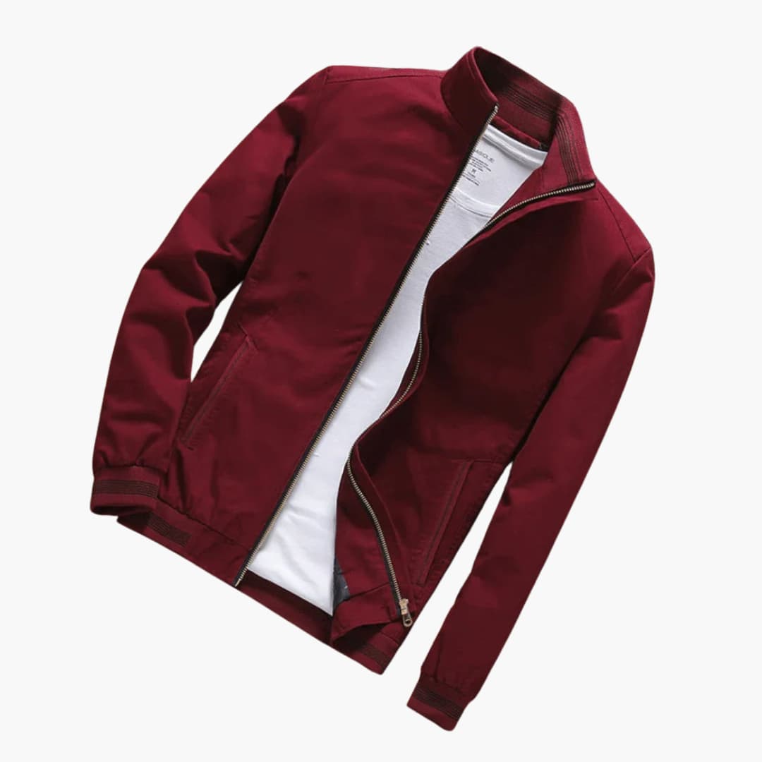 Veste pour homme avec fermeture éclair et poches latérales
