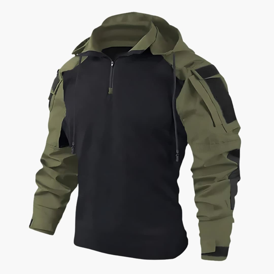 Veste tactique pour homme avec capuche