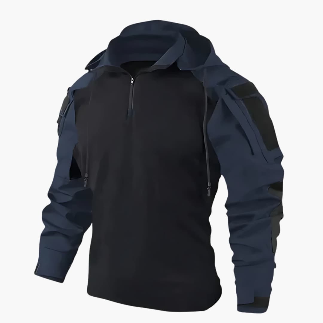 Veste tactique pour homme avec capuche
