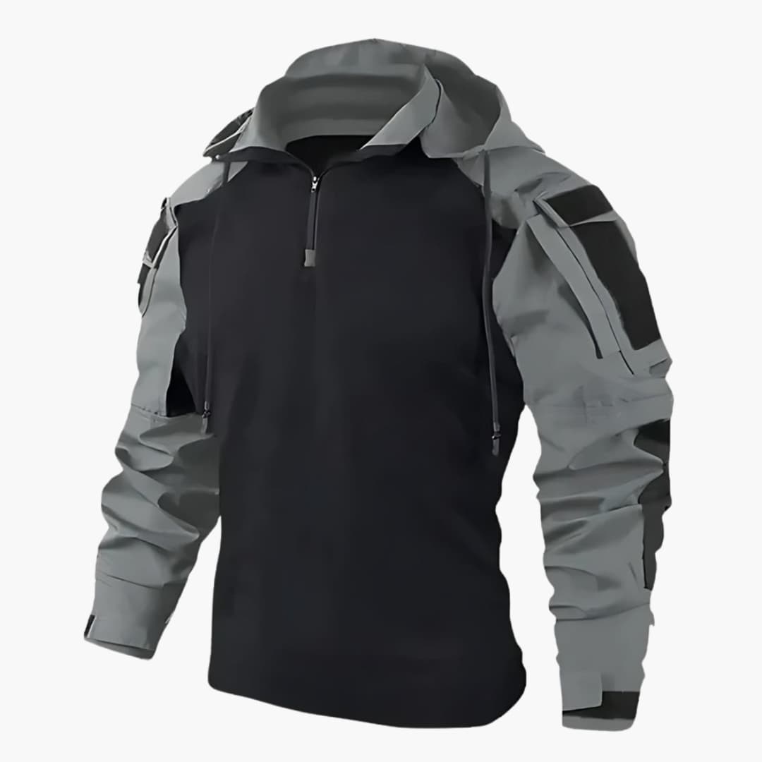 Veste tactique pour homme avec capuche