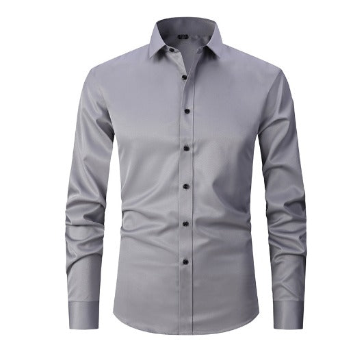 Chemise stretch pour homme | chemise facile d’entretien pour le travail et les voyages