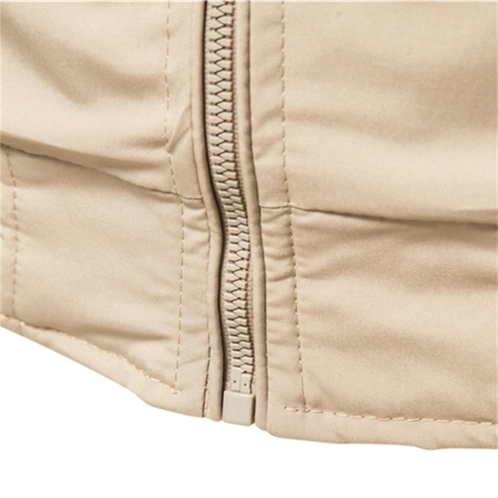 Veste coupe vent homme Lenoir | Zip intégral et col montant | Tissu déperlant respirant, 5 coloris, tailles S à 5XL