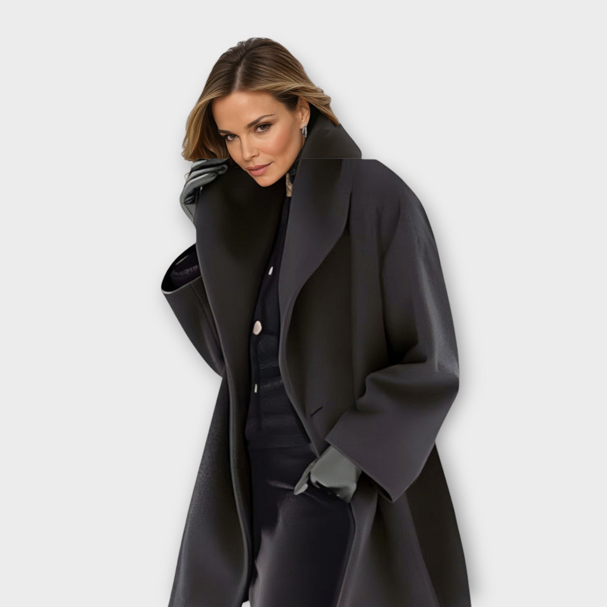 Veste Coupe-Vent Femme Mi-Longue Ajustée