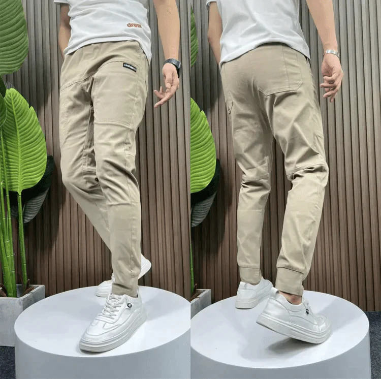 Pantalon cargo homme extensible | 6 poches cargo, coupe flexible | Liberté de mouvement au quotidien