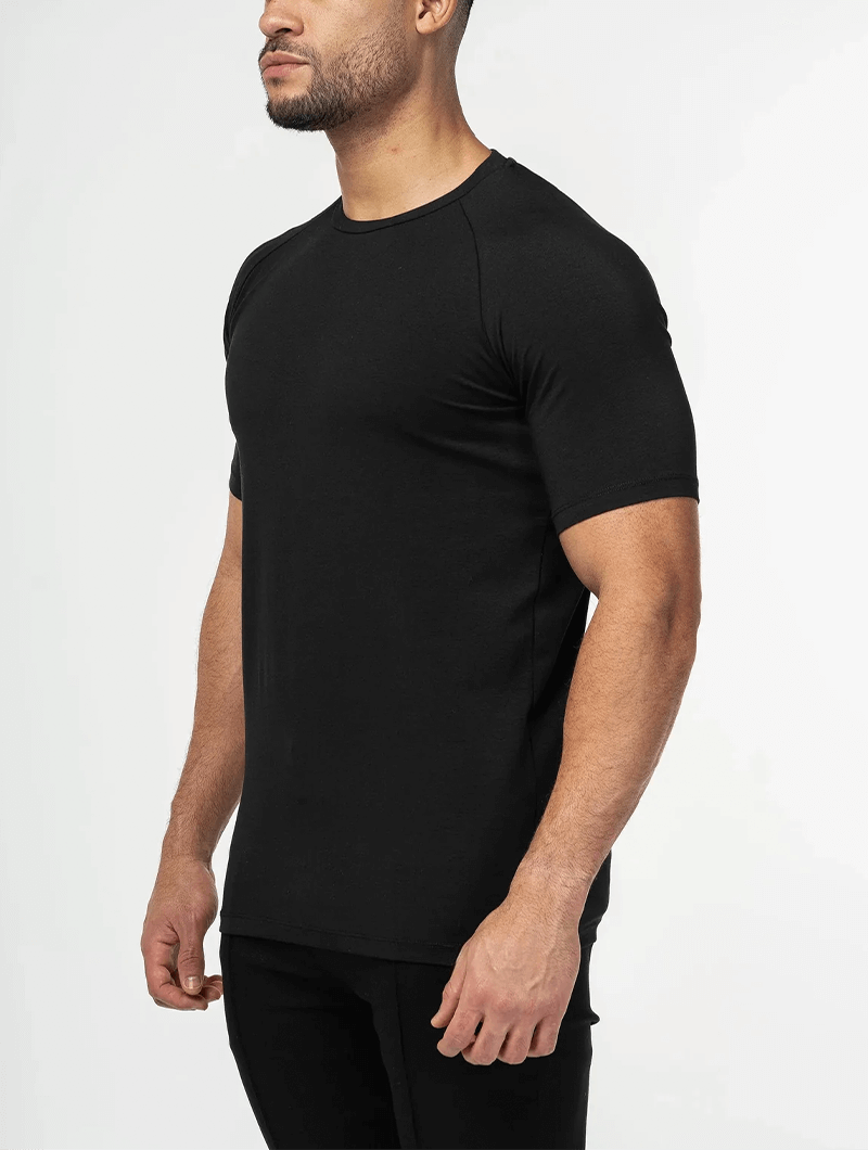 T-shirt homme manches courtes | Col rond, coupe casual | Léger et respirant, tailles S à XXL