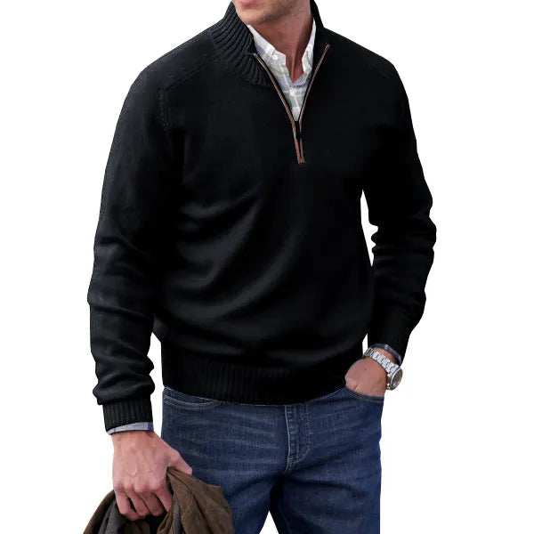 Pull zippé | homme | polyvalent pour le travail et les loisirs