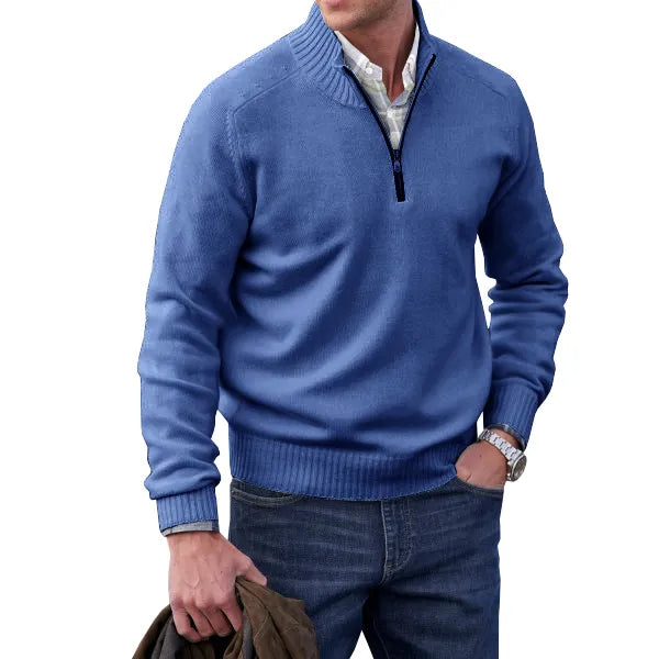 Pull zippé | homme | polyvalent pour le travail et les loisirs