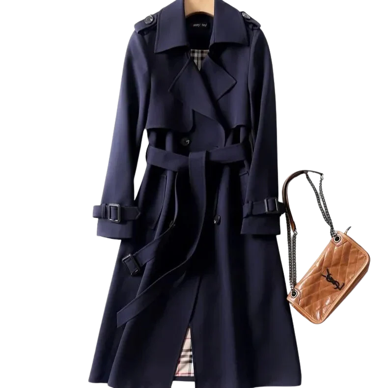 Manteau Femme Élégant Double Boutonnage | Style Chic et Polyvalent