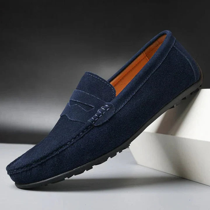 Mocassins slip-on pour homme – Chaussures sans lacets confortables à semelle souple