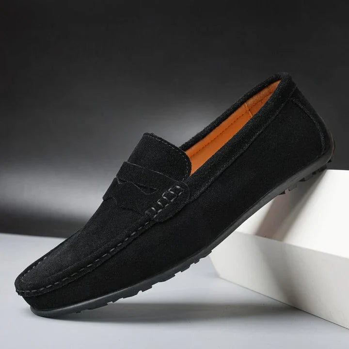 Mocassins slip-on pour homme – Chaussures sans lacets confortables à semelle souple