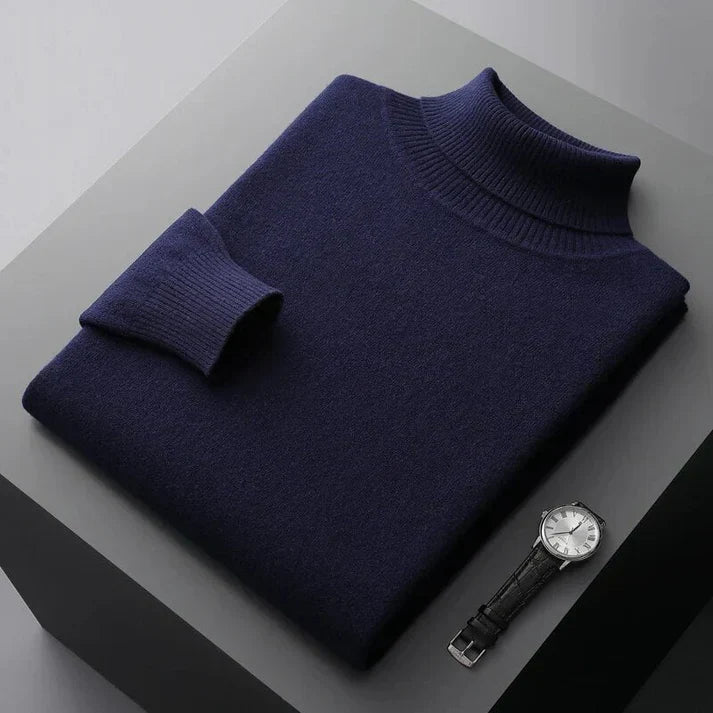 Pull Col Roulé Homme | Style Intemporel | Coupe Classique | Confort Quotidien