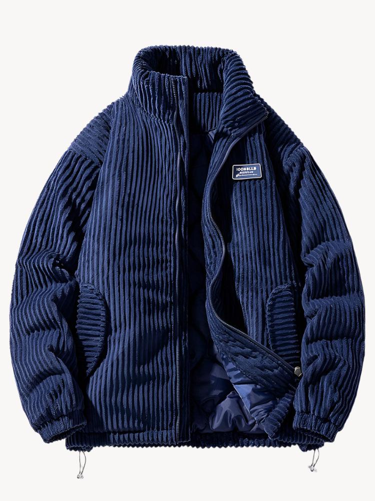 Veste homme velours côtelé | Coupe droite classique | Mi saison, style casual chic