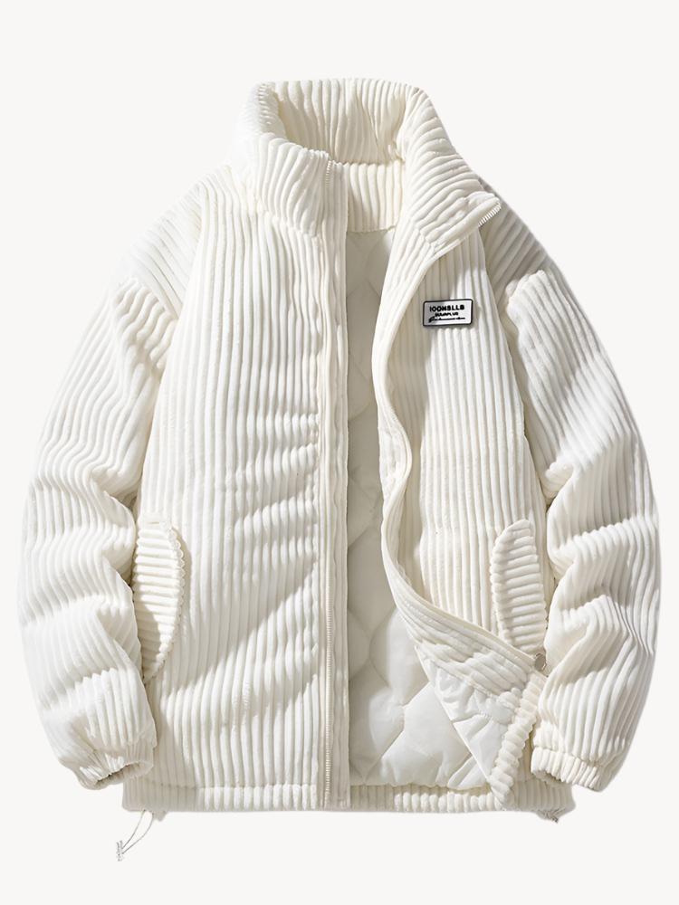Veste homme velours côtelé | Coupe droite classique | Mi saison, style casual chic