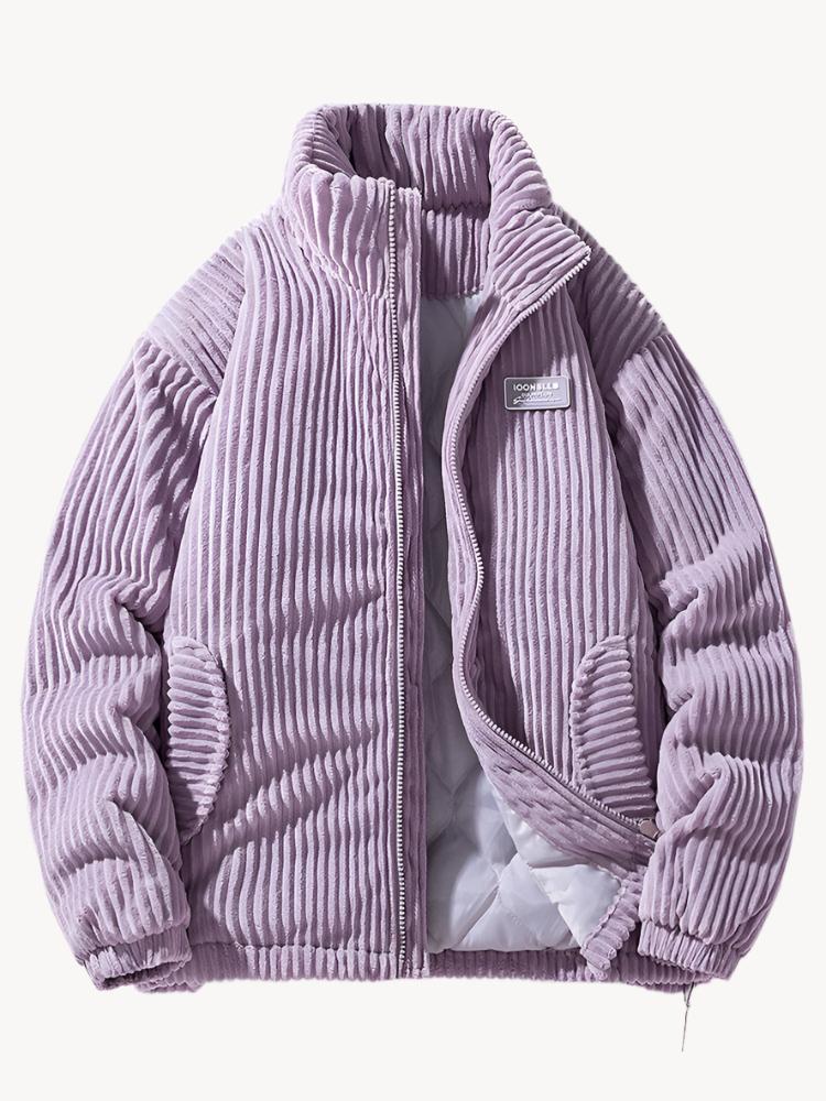Veste homme velours côtelé | Coupe droite classique | Mi saison, style casual chic