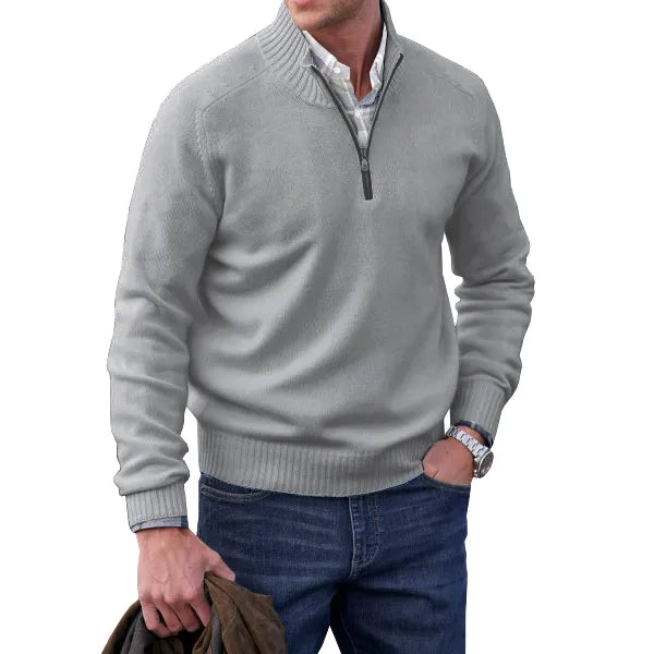 Pull zippé | homme | polyvalent pour le travail et les loisirs