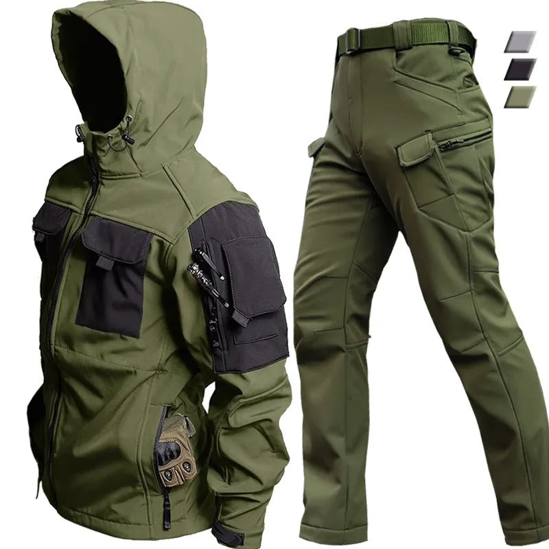 Ensemble Outdoor Homme | Protection Pluie Et Vent | Poches Latérales | Confort Fonctionnel