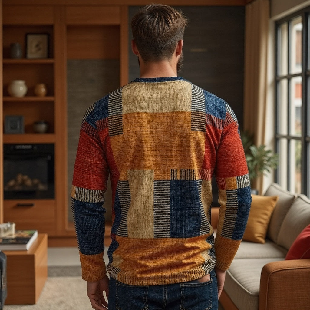 Pull Homme Élégant et Confortable | Mode Chic Automne Hiver