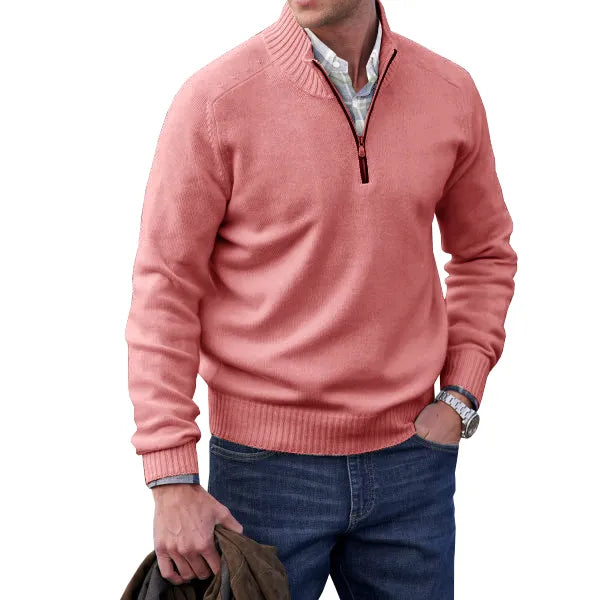 Pull zippé | homme | polyvalent pour le travail et les loisirs