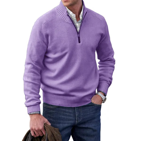 Pull zippé | homme | polyvalent pour le travail et les loisirs