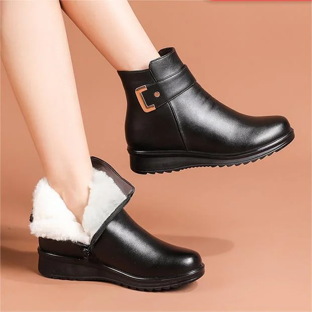 Bottines pour l’hiver | petites bottes chaudes et confortables