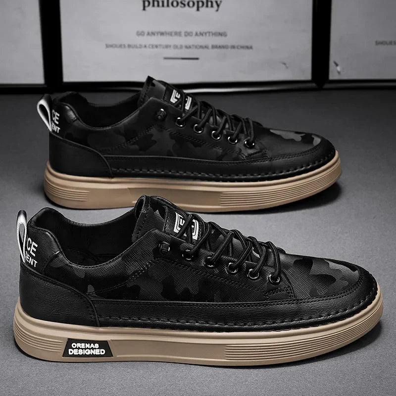Sneakers homme Montana | Lacets sécurisés et semelle amortissante | Adhérence antidérapante, coupe basse confortable