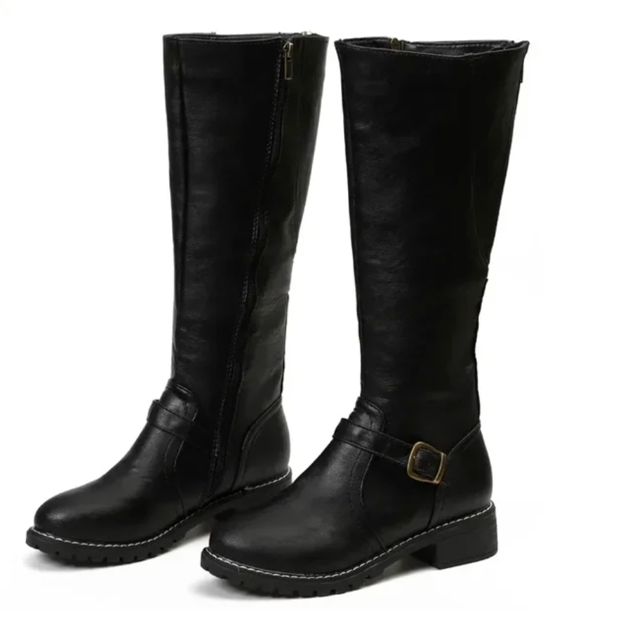 Bottes femme tendance | Semelle antidérapante, semelle intérieure amovible | Amorti effet gel, maintien stable