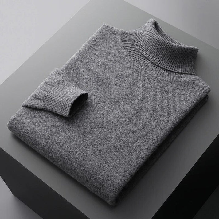 Pull Col Roulé Homme | Style Intemporel | Coupe Classique | Confort Quotidien